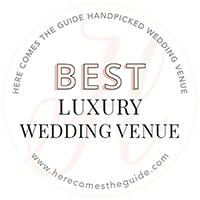 Image denotes "Best luxury wedding venue."