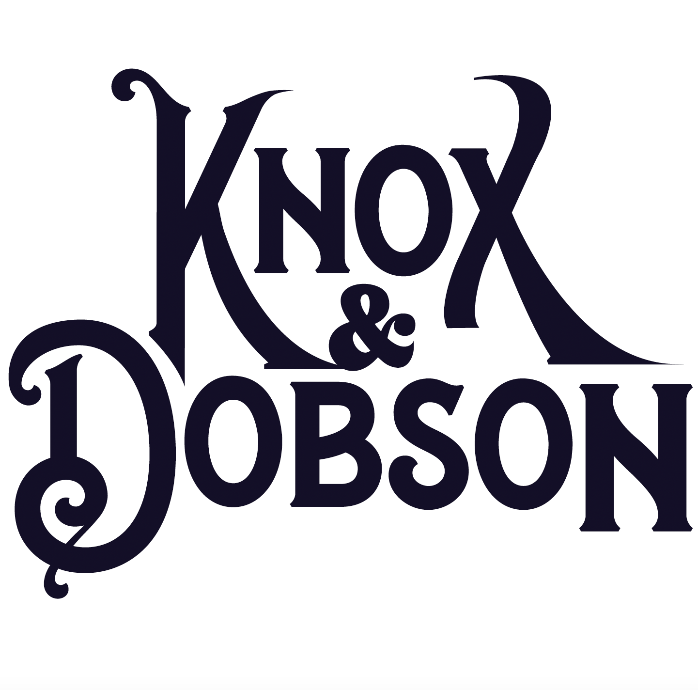 A black and white logo reads "Knox & Dobson"