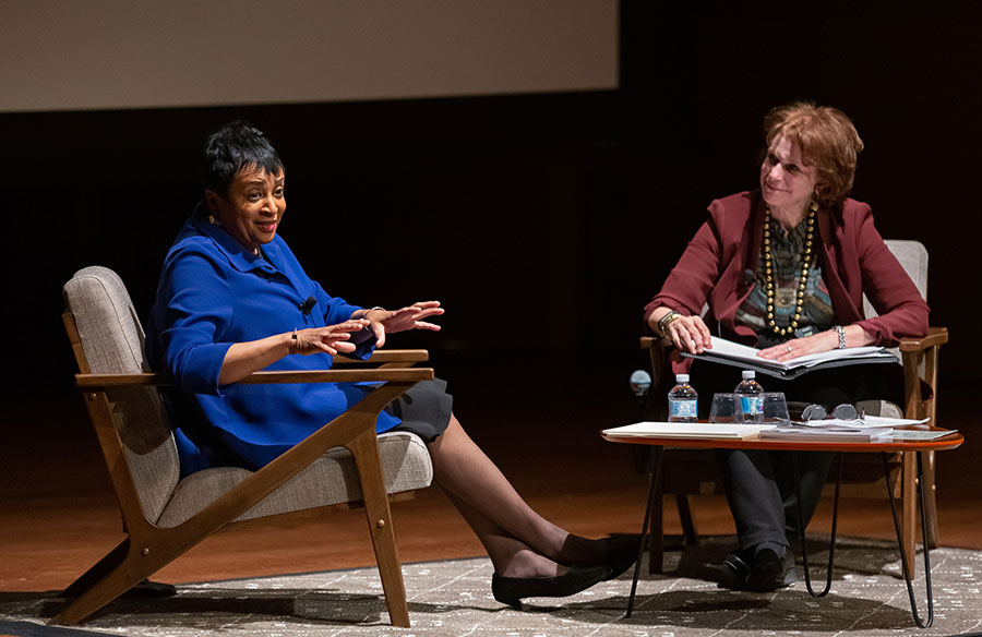 Carla Hayden discusses her legacy with Karen Lawrence