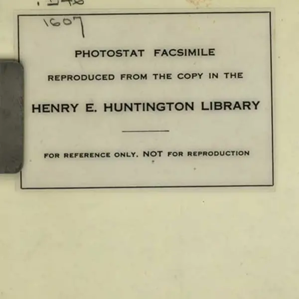 Photostat facsimile 