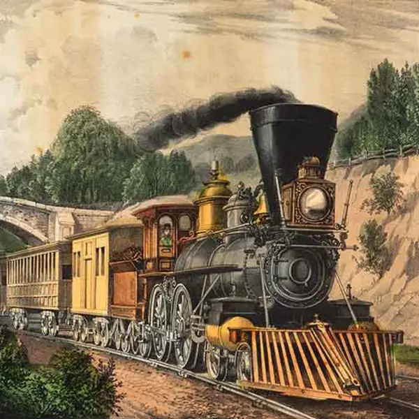 Print of a train