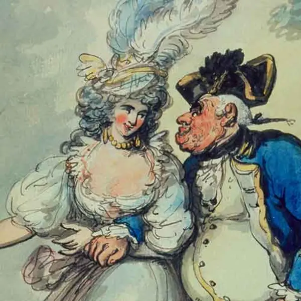 Watercolor by Thomas Rowlandson