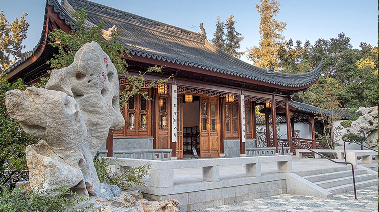 Empty Chinese Garden North Courtyard