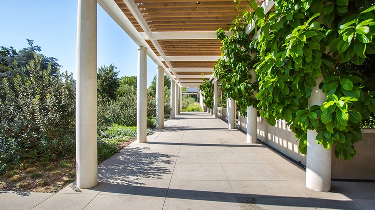 Rose Hills Foundation Garden Court Walk Way