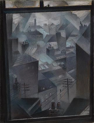 Christopher Richard Wynne Nevinson, From an Office Window, 1916.