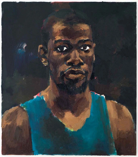 Lynette Yiadom-Boakye, Greenhouse Fantasies, 2014. Oil on canvas, 28 x 24 in. © Lynette Yiadom-Boakye. Courtesy of the artist, Jack Shainman Gallery, New York and Corvi-Mora, London.