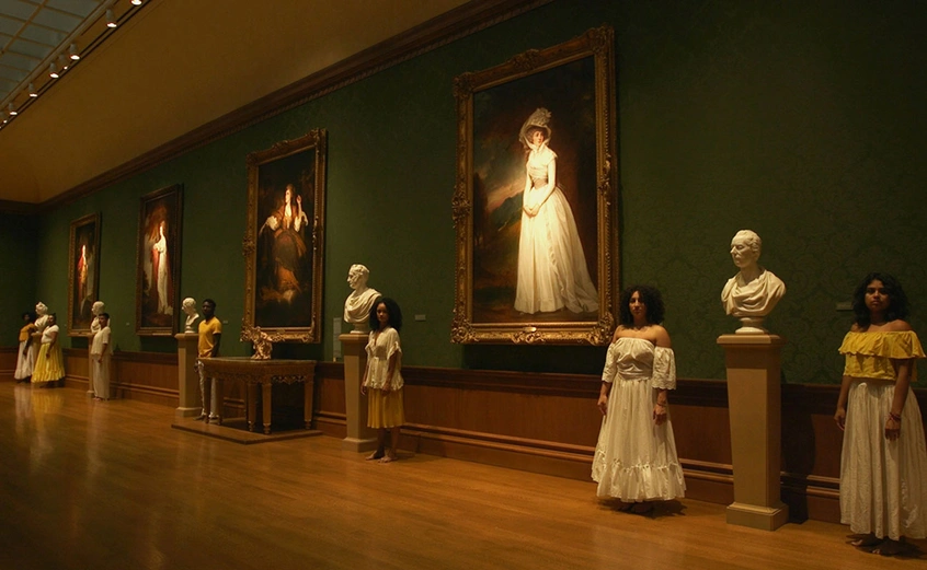 Performers in the portrait gallery