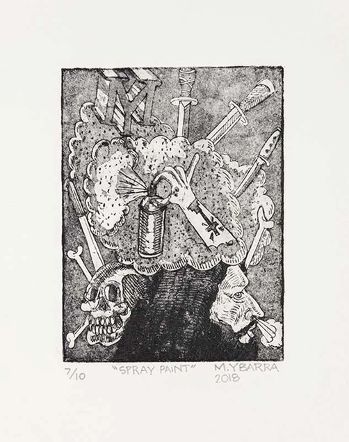 Etching by Mario Ybarra Jr.