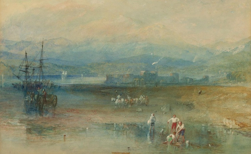 Joseph Mallord William Turner (1775–1851), Beaumaris Castle, Anglesey