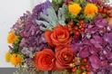 bouquet of bright flowers