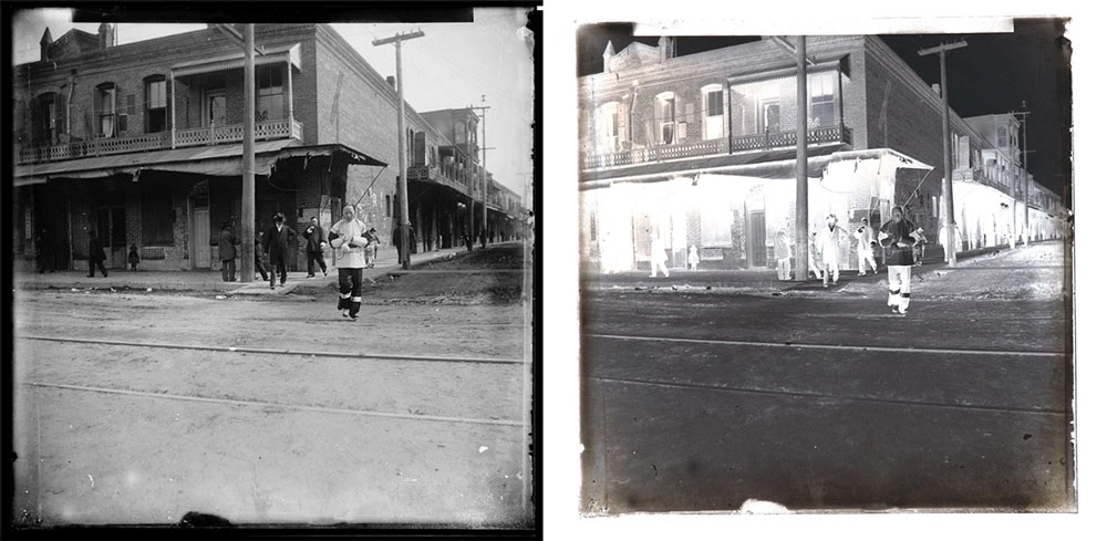 Chinese woman walking in Old Chinatown